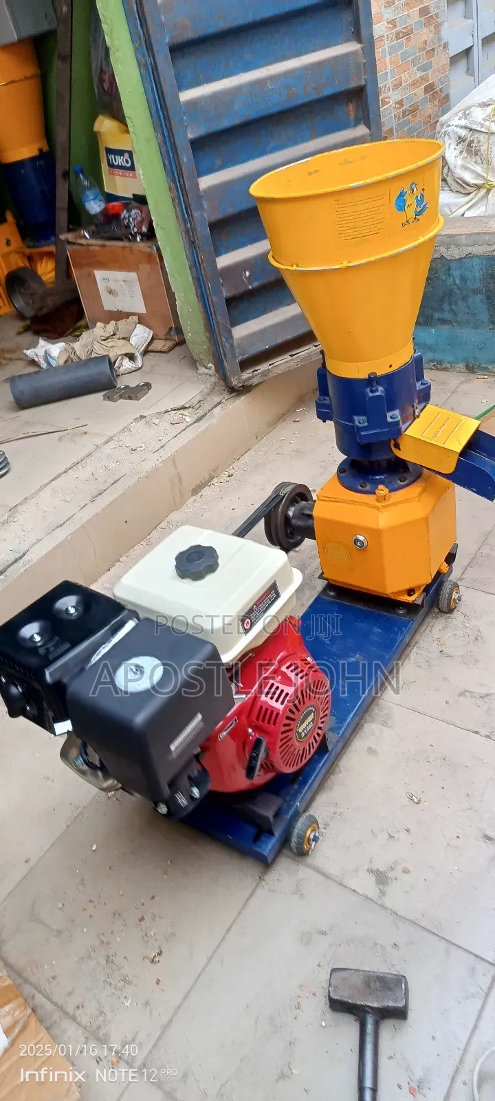 Gasoline Palliating Animal Feed Machine