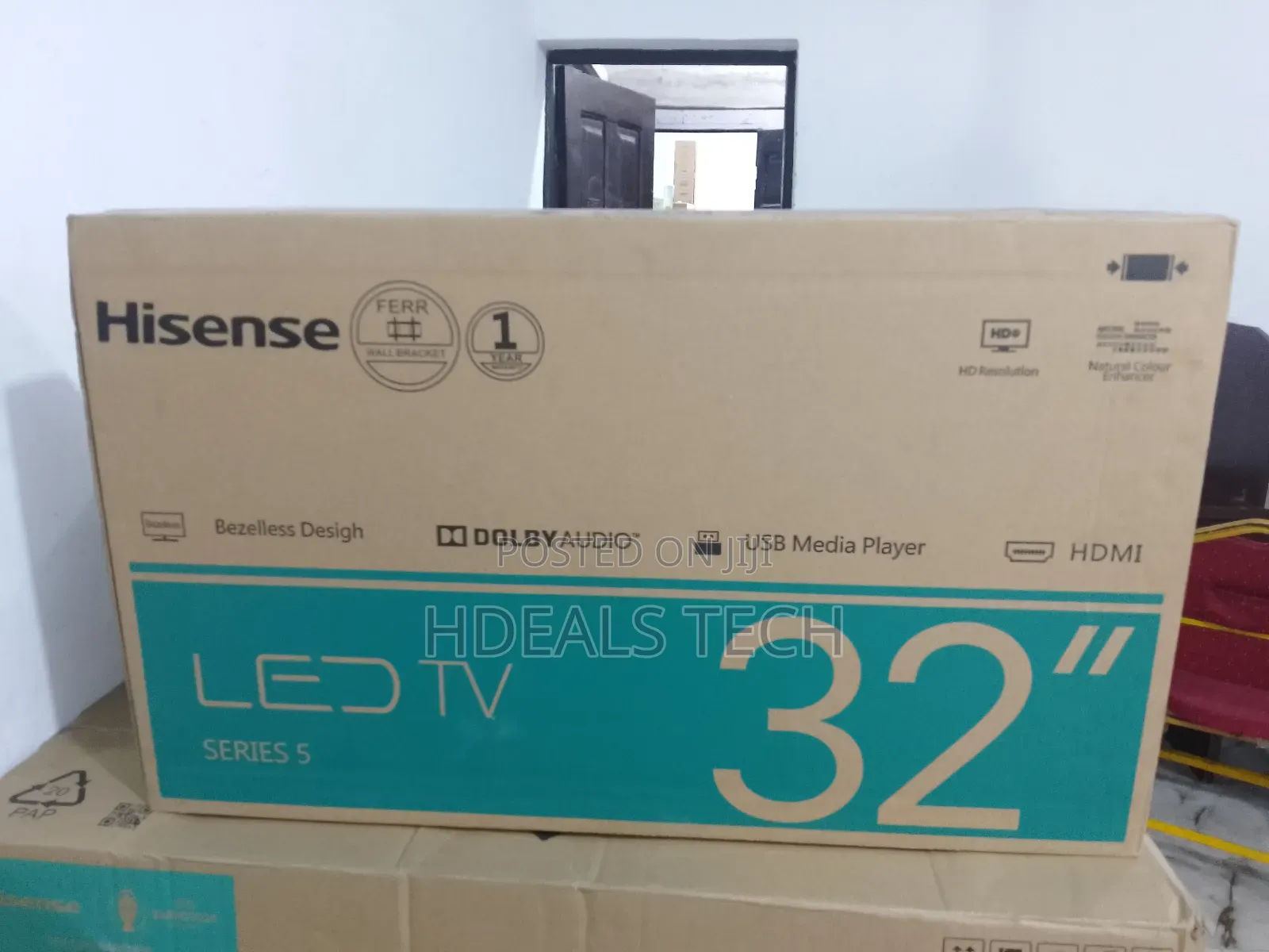 32 Inches Led Tv Hisense With 1 Year Warranty.