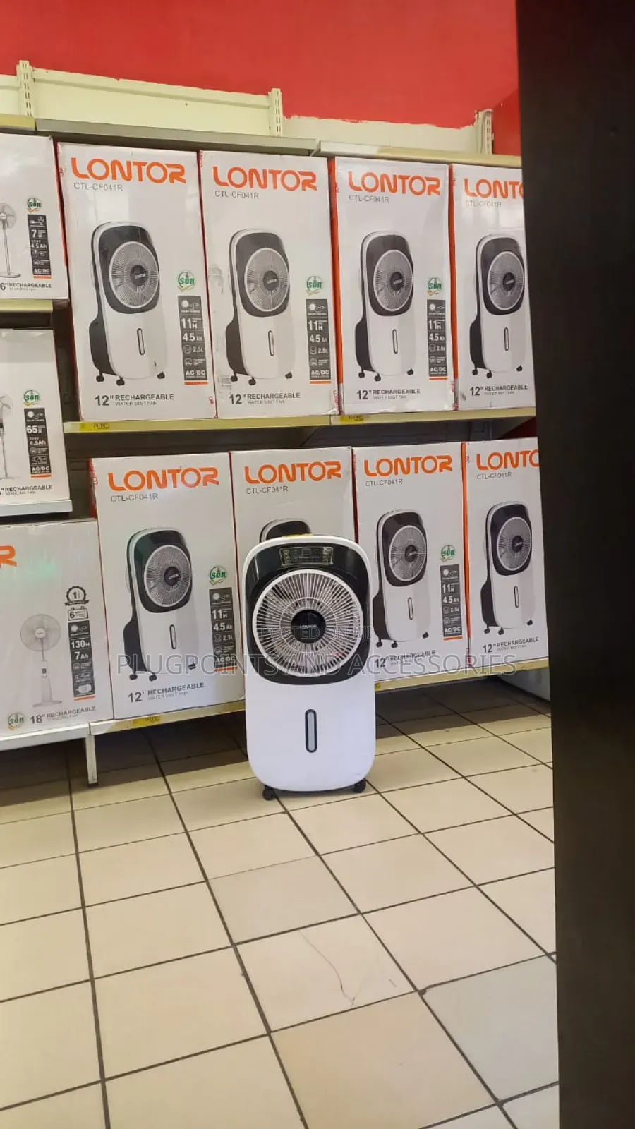 Lontor Rechargeable Water Air Cooler With 24 Speeds Clearance Sales