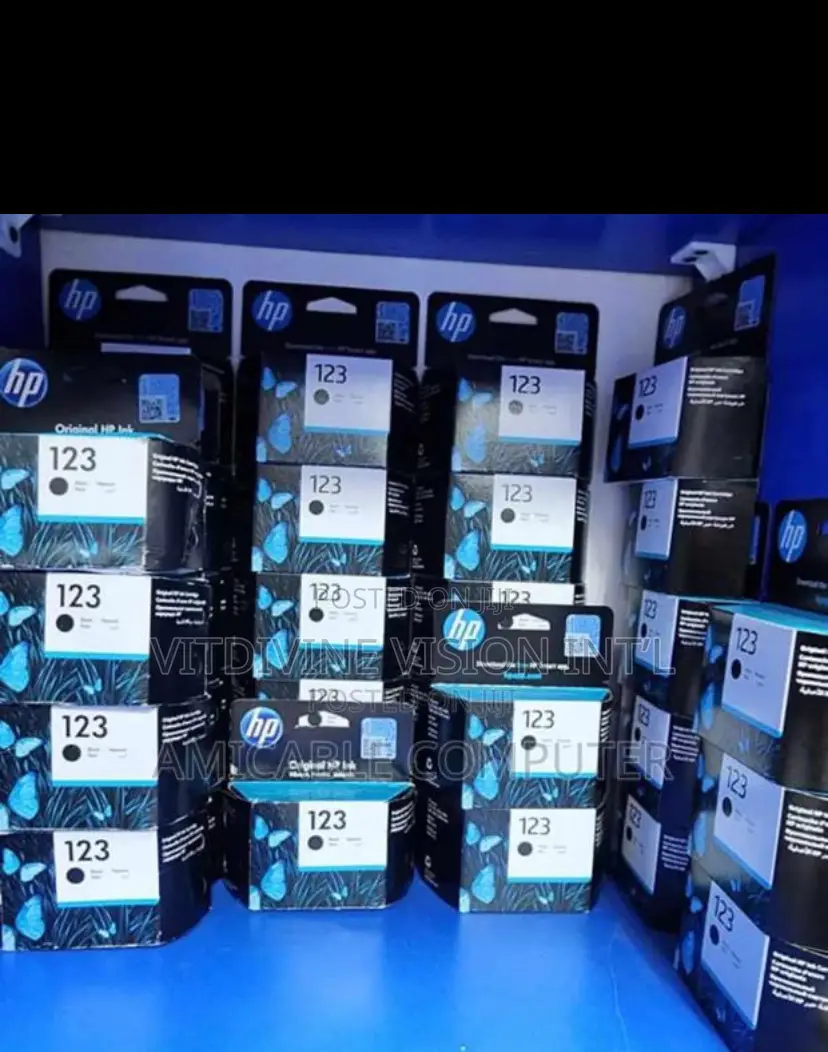 Hp 123 Ink Black Cartridge,Hp 2600,3600,2130 Printer