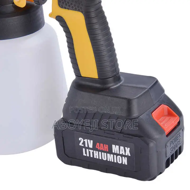 Double Batteries Paint Spray Gun 21v Lithium Paint Spray Gun