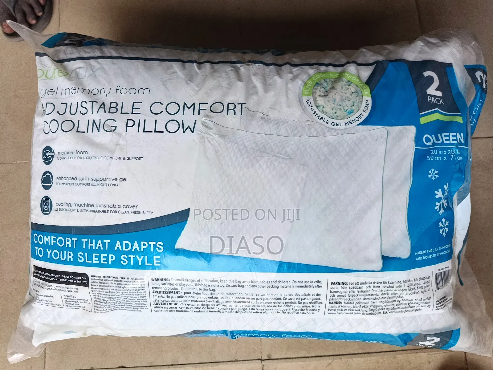Order for Your 2in1 Usa Adjustable Cooling Pillows
