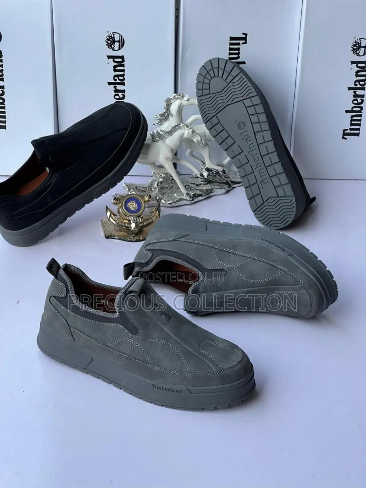 Grey Sole Timberland Suede Loafers for Men
