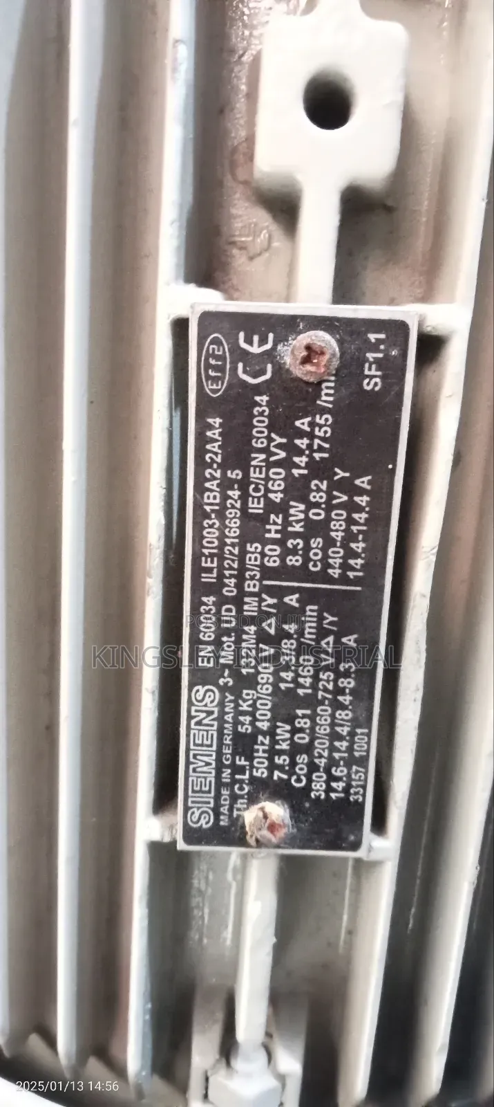 3phase Electric Motor 10hpseimens Normal SPD Direct Belgium