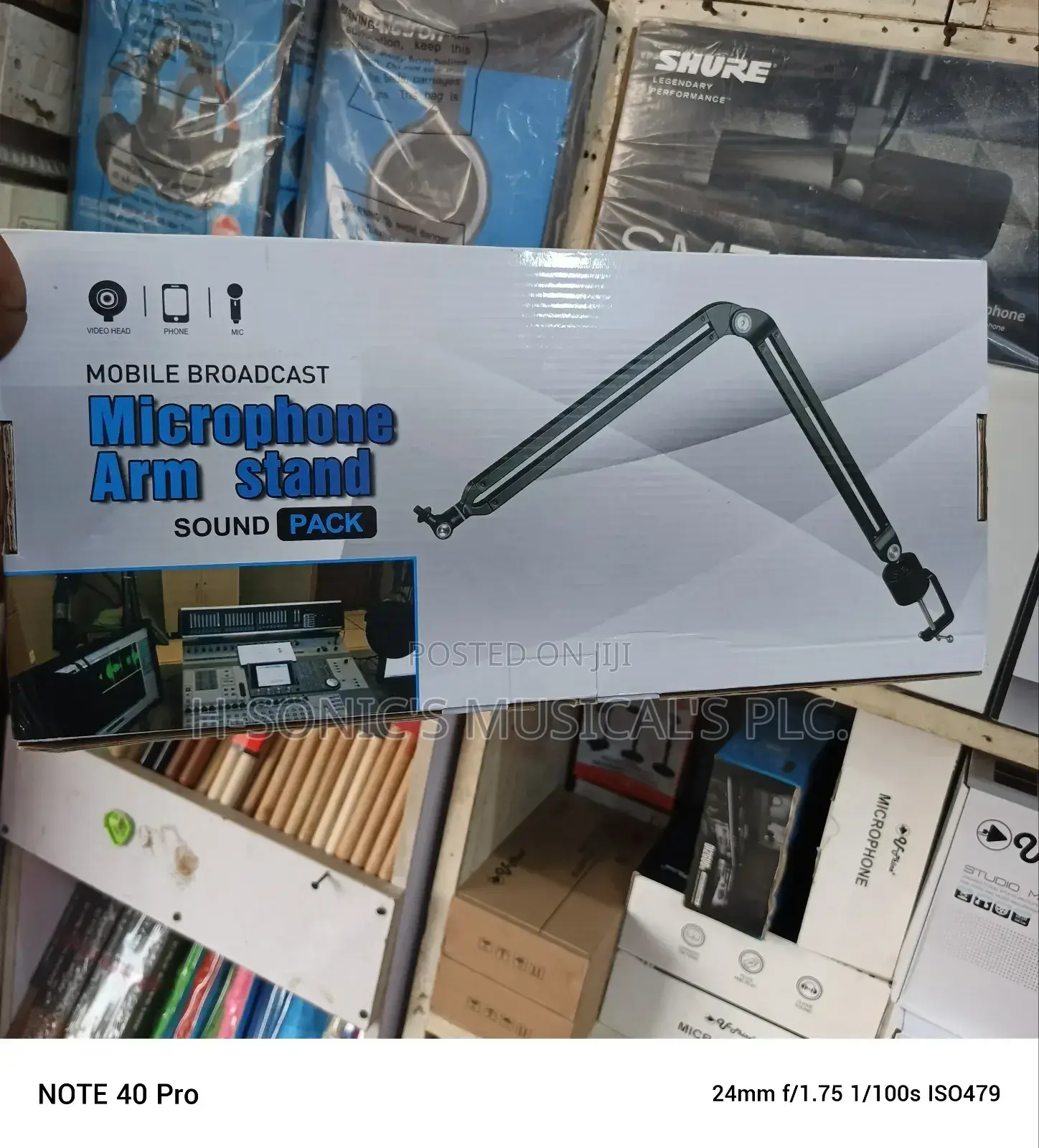 Quality Broadcast Microphone Arm Stand