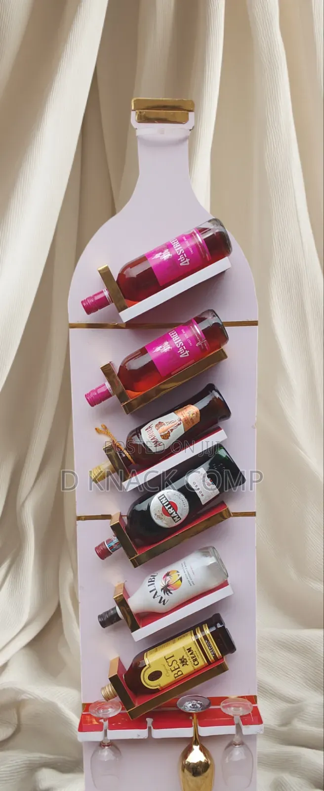 6 Bottles DIY Wine Shelf/ Wine Rack