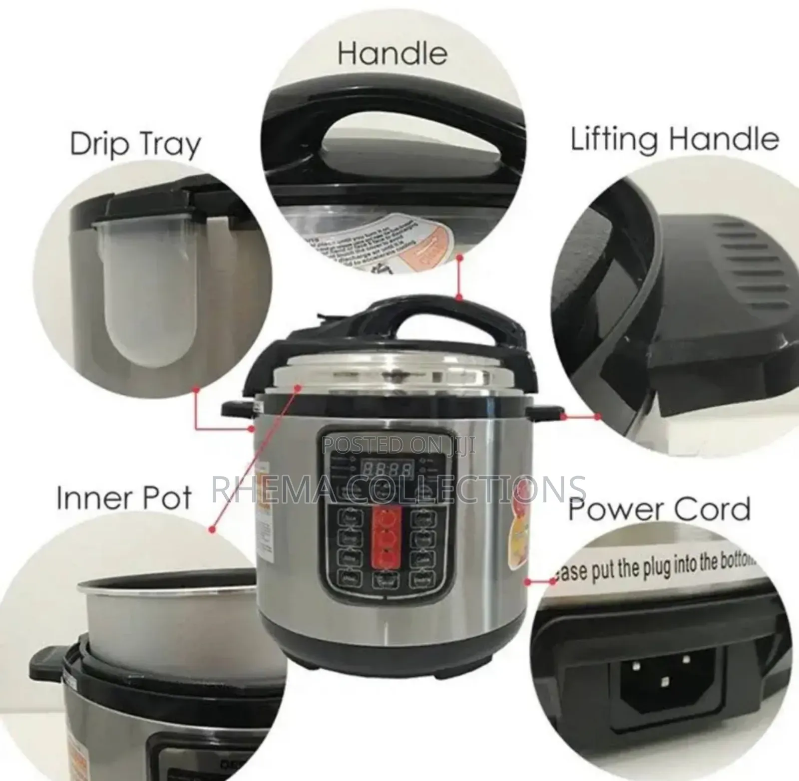 6L Silver Crest Electric Pressure Cooker