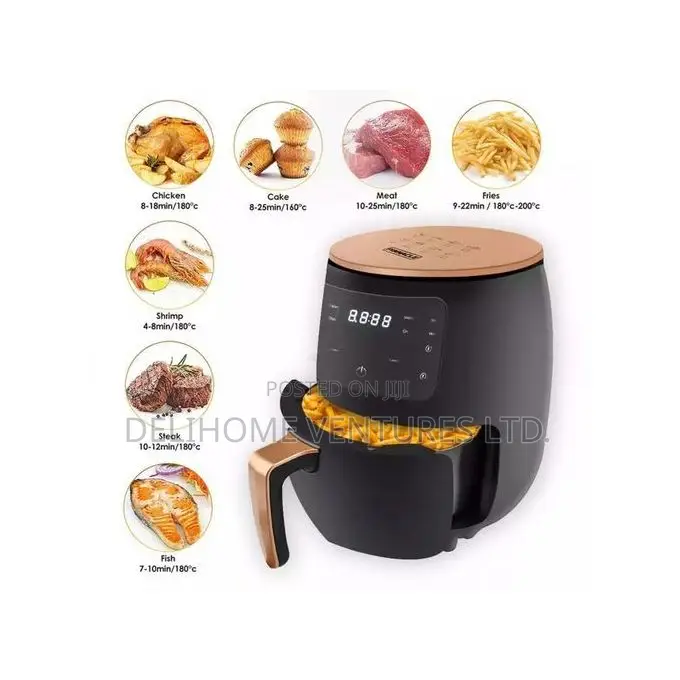 Large Capacity 6l Digital Air Fryer