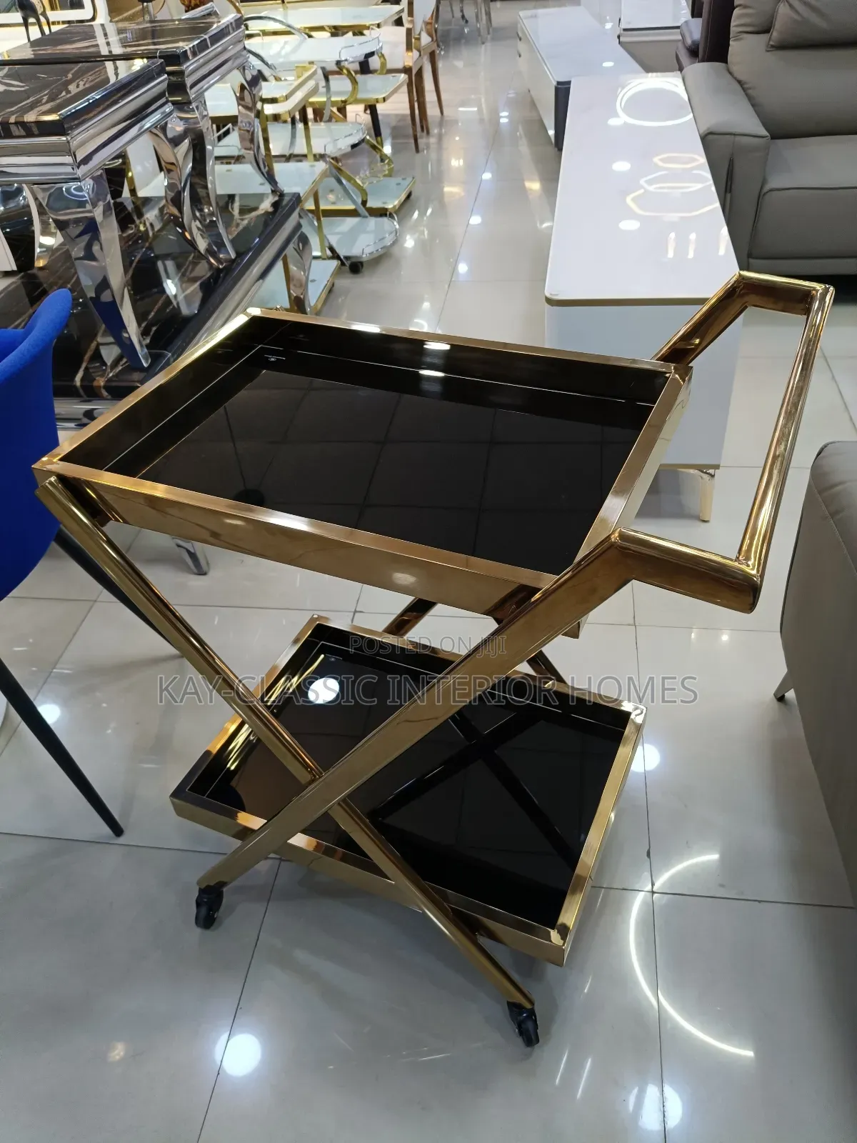 Wines  Moto Table Trolley 