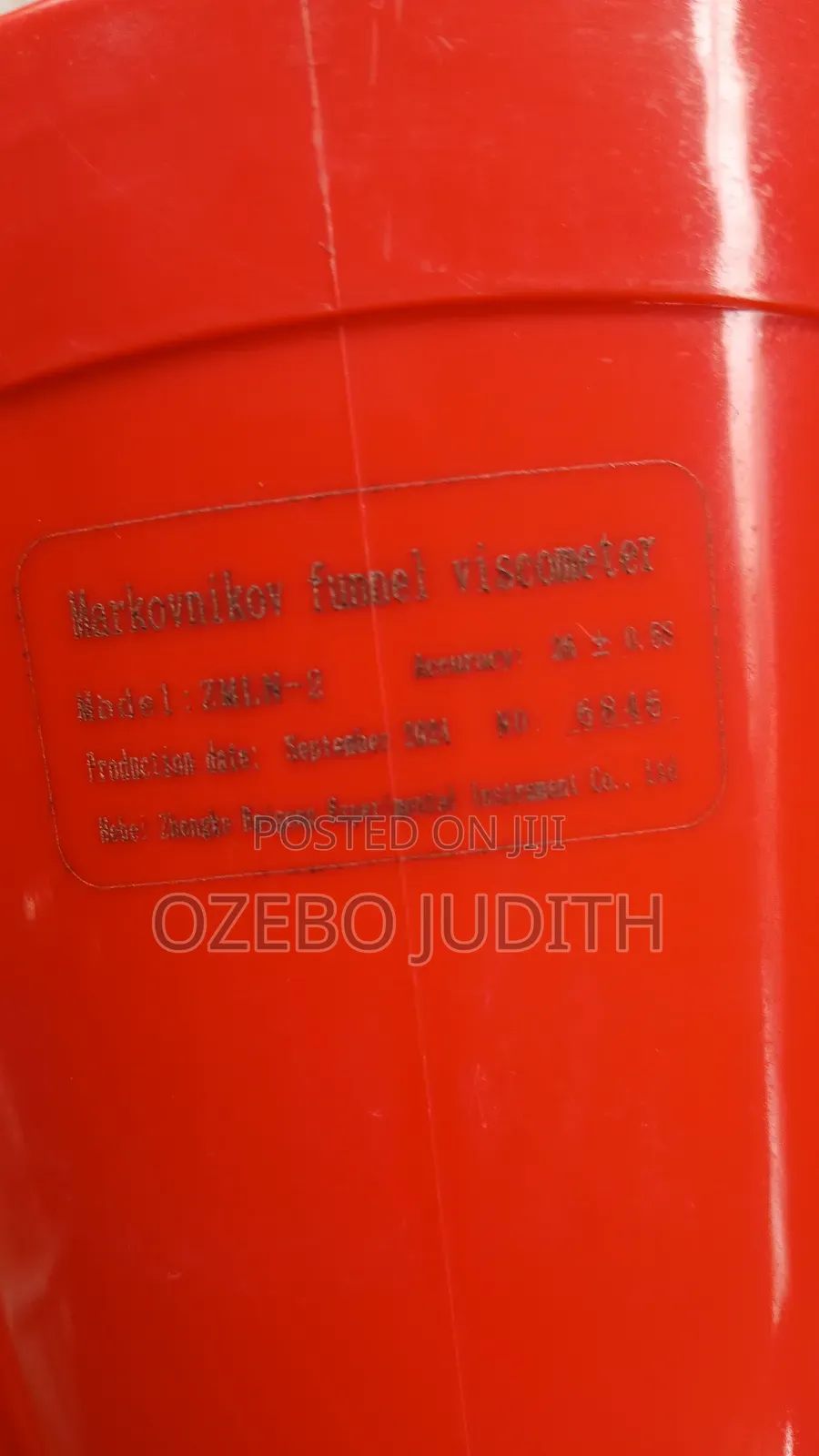 Ofite Mud Balance Funnel And Measuring Cup
