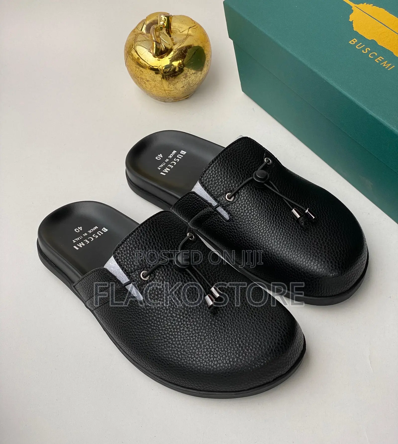 Original Buscemi Leather Slip Ons