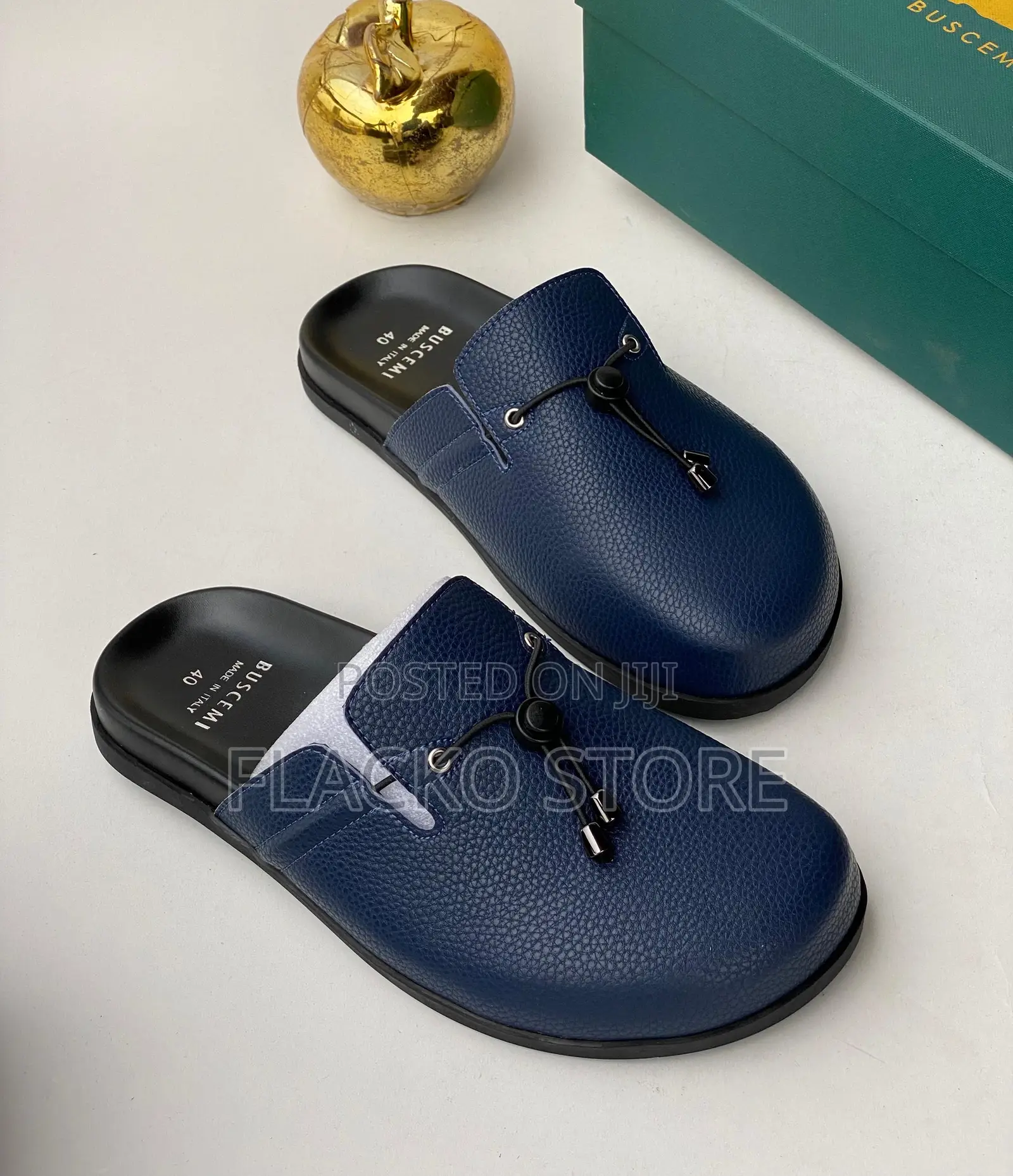 Original Buscemi Leather Slip Ons