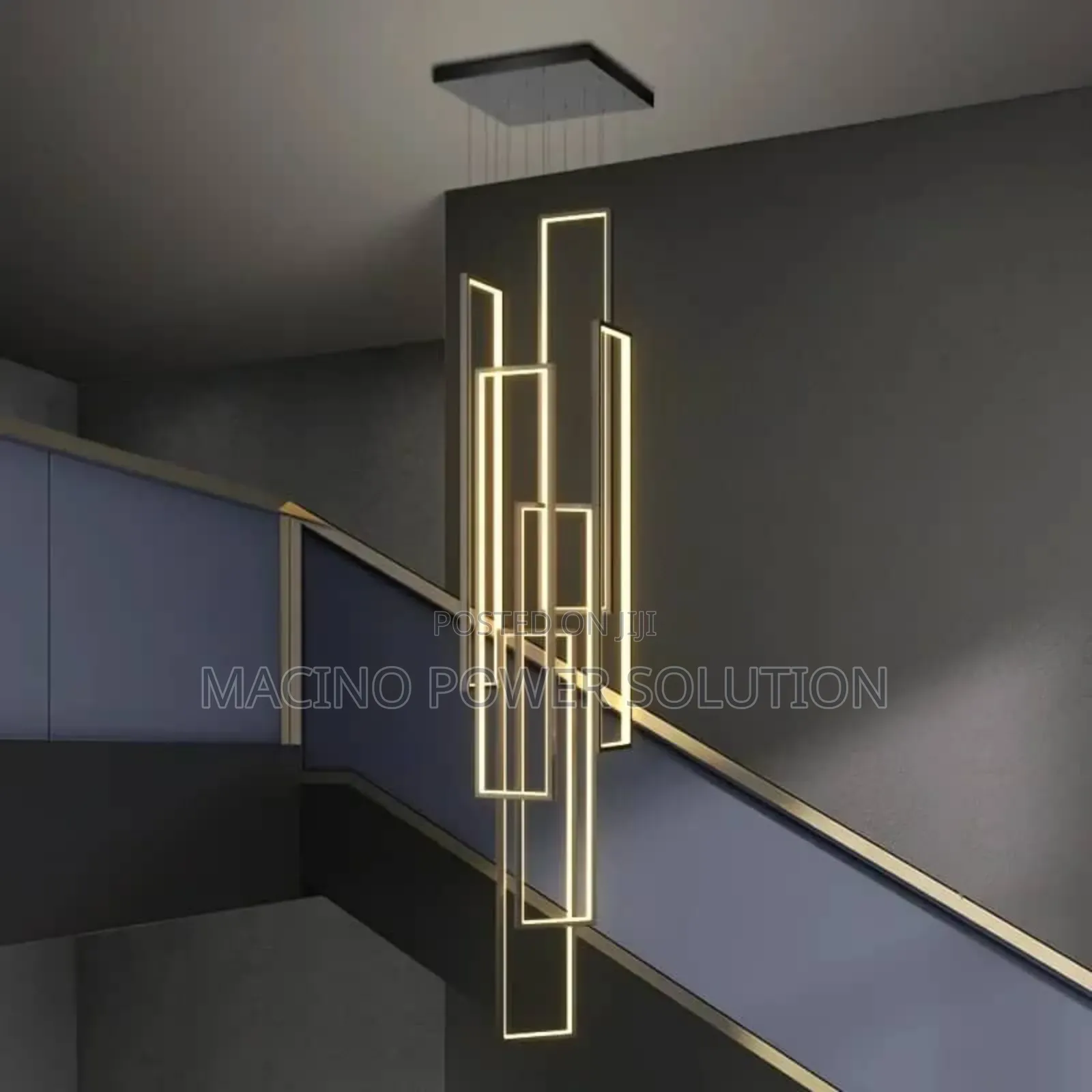 Mordern Led Stairs Chandelier