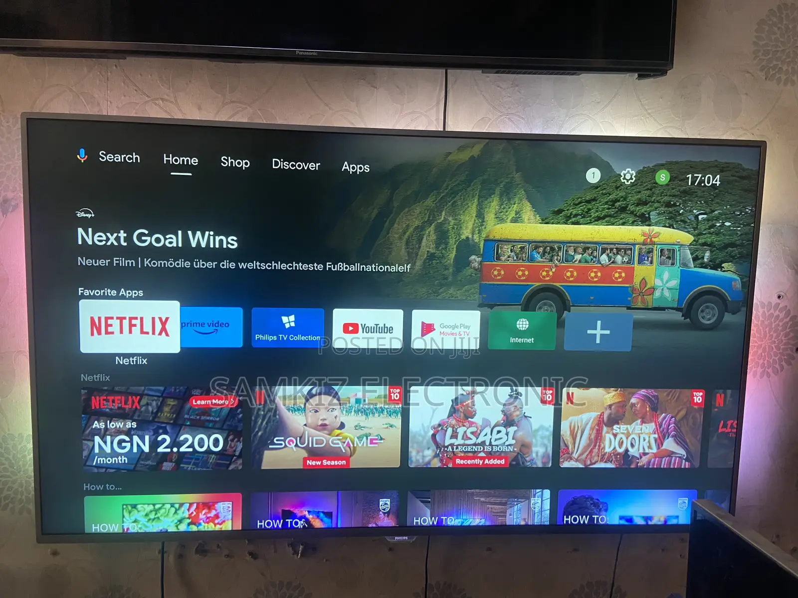 Philips 65inch Smart UHD TV With 3sided Ambilight UK Used