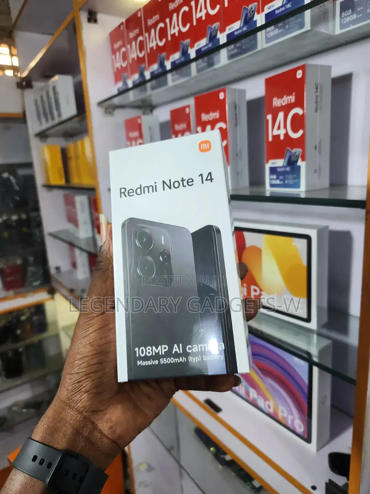 New Xiaomi Redmi Note 14 4G 256 GB Black
