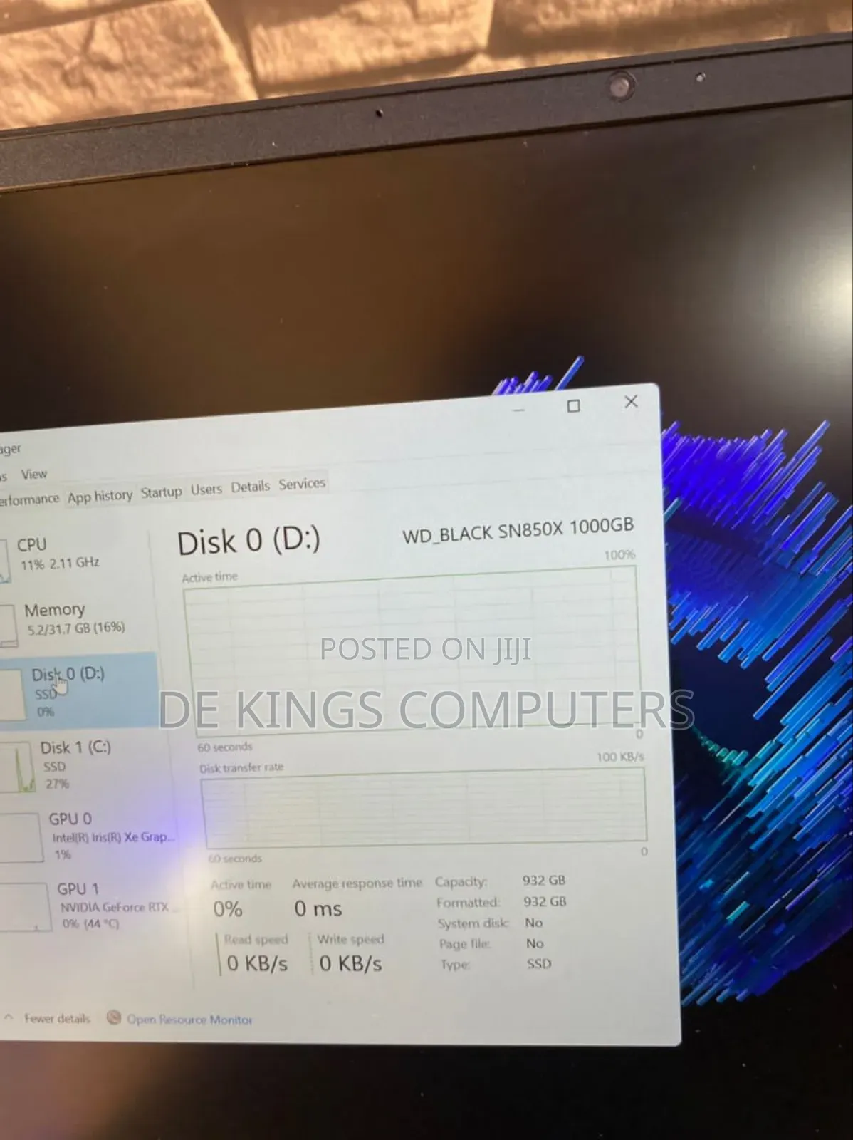 Laptop HP Omen 16 32GB Intel Core I7 SSD 1T
