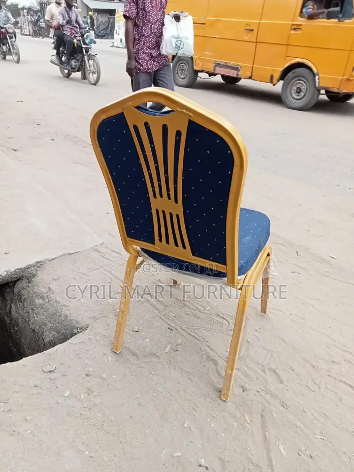Iron Back Banquet Church Event Chair