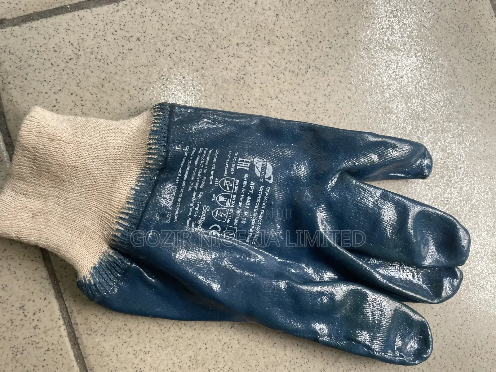 Rubber Coated Handglove
