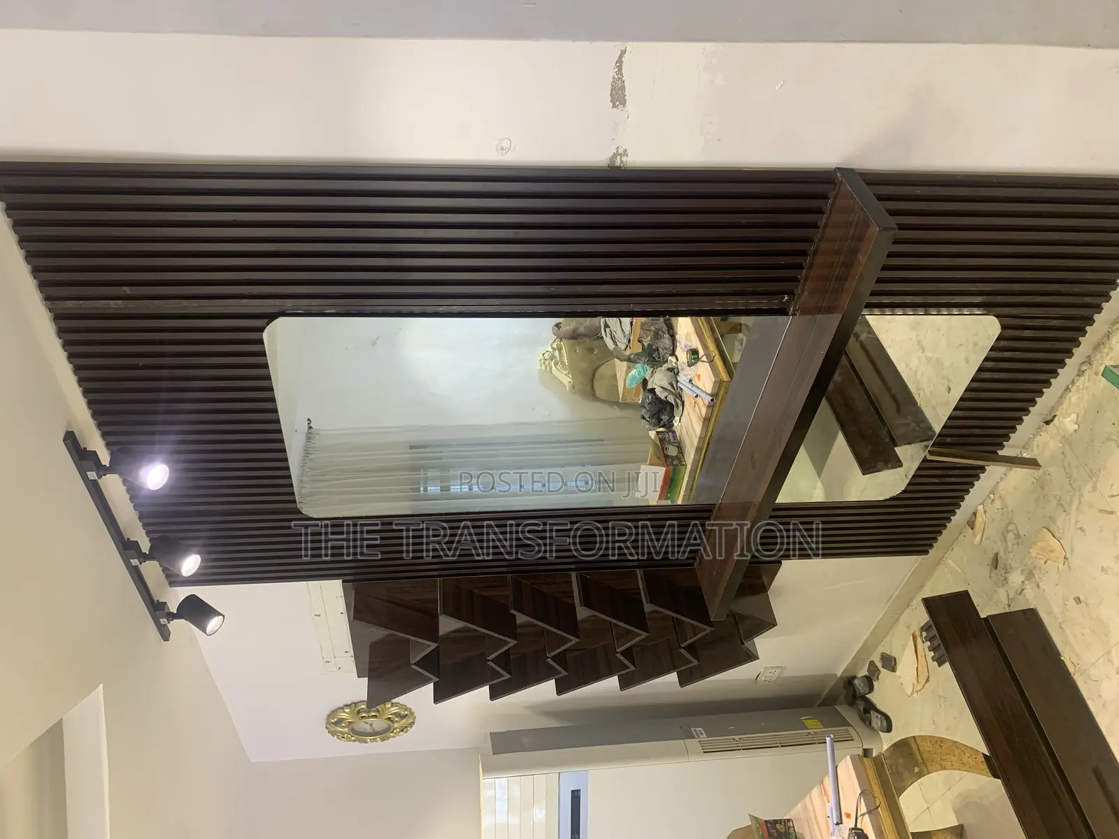Bar Shelf With Mirror