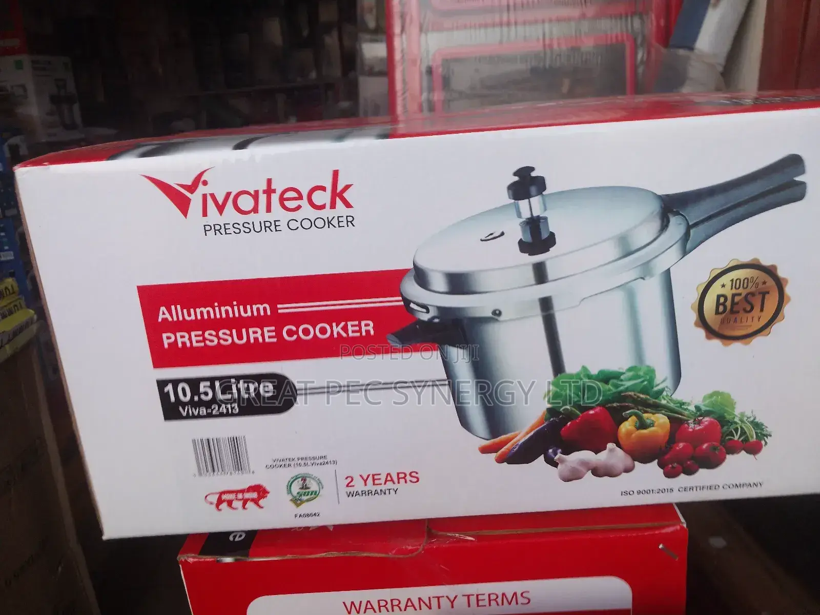 10.5 Liters Pressure Cooker and Pot