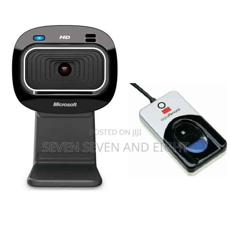 Microsoft Hd-3000 Webcam + Fingerprint Scanner