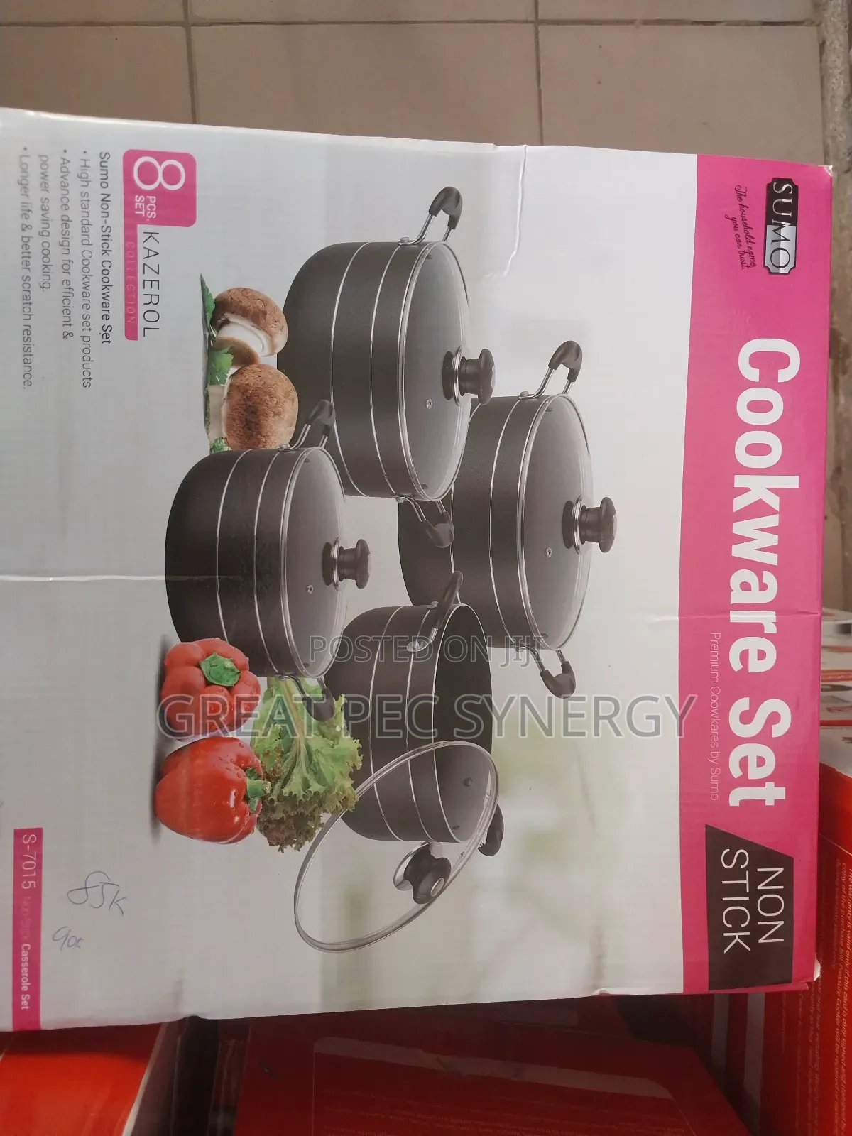 4 Set of Non Stick Pot - Sumo