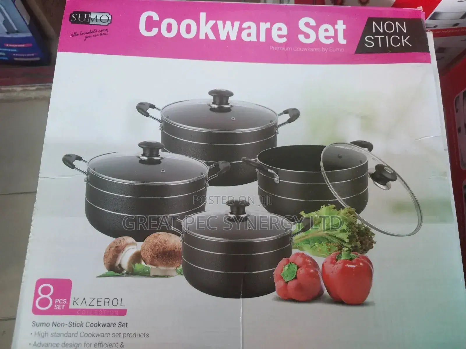 4 Set of Non Stick Pot - Sumo