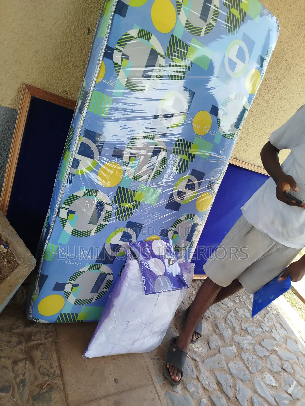 3ft by 6ft 6inches Green Earth Mattress