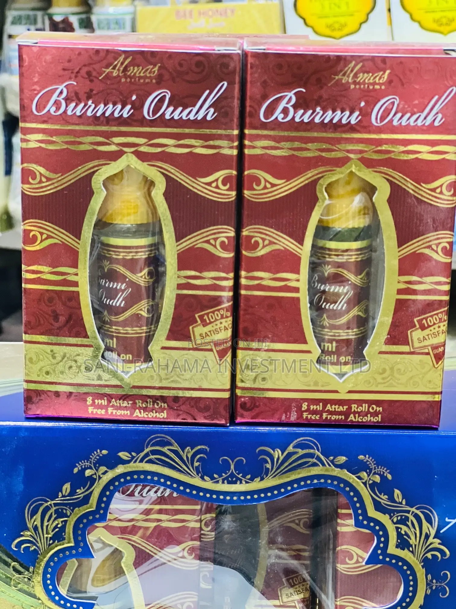 BURMI OUDH (Almas Burmi Oudh Attar Roll on 8ml ).