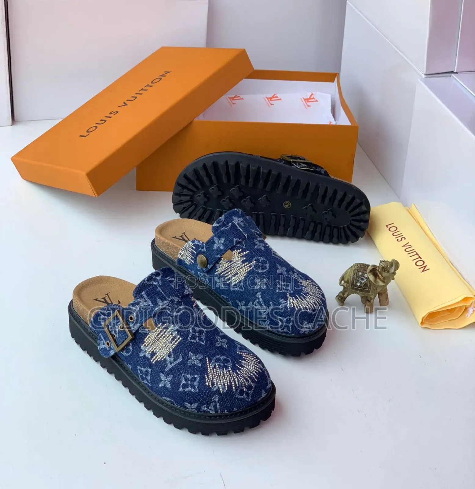 Luxury LV Half Close-Toe Shoes