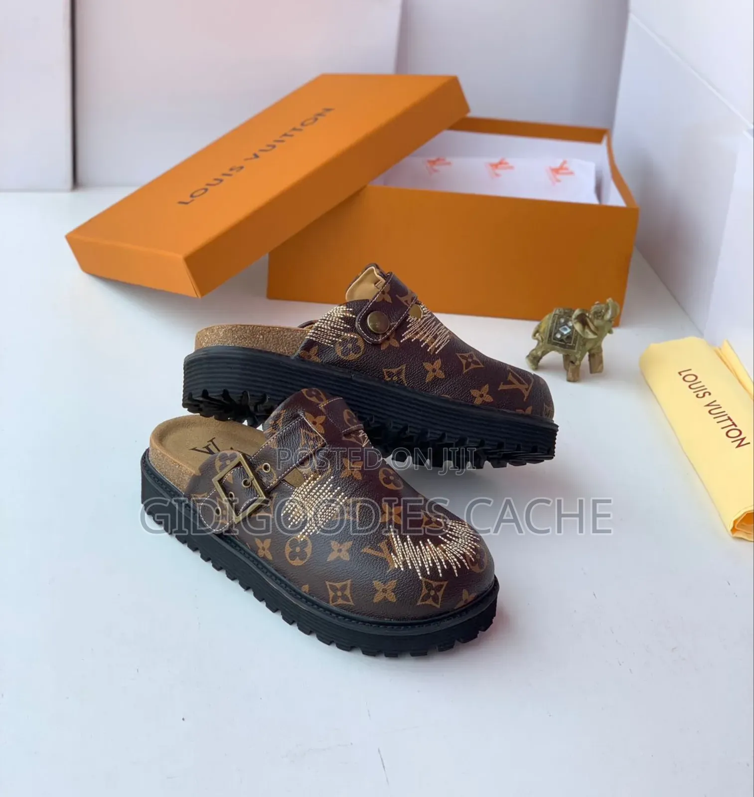 Luxury LV Half Close-Toe Shoes