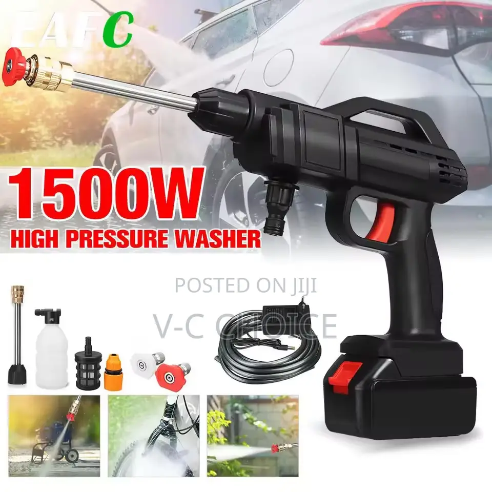 High Pressure Car Water Gun Battery Charging Wireless Spray