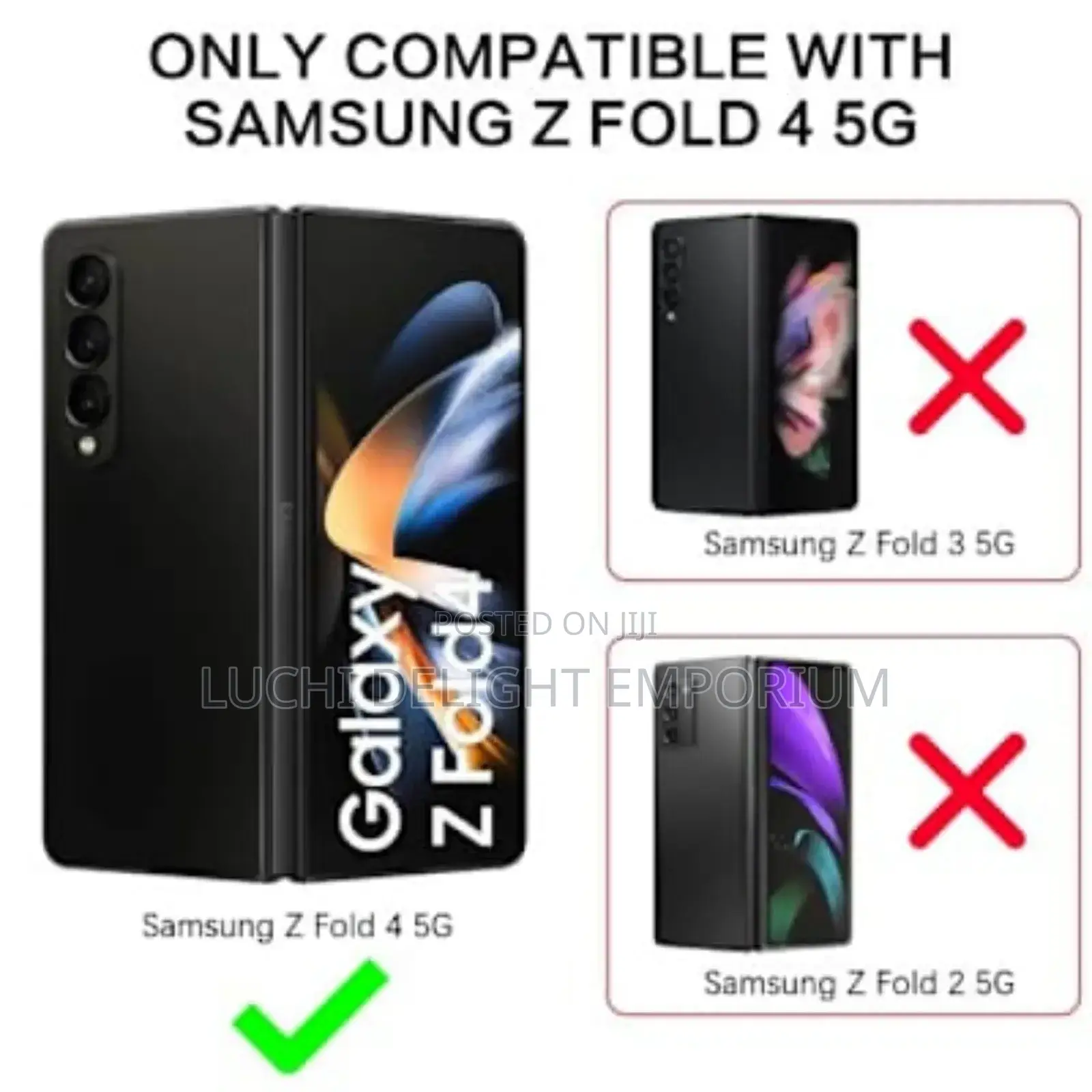 Silicone Case for Samsung Galaxy Fold 4 - Blue