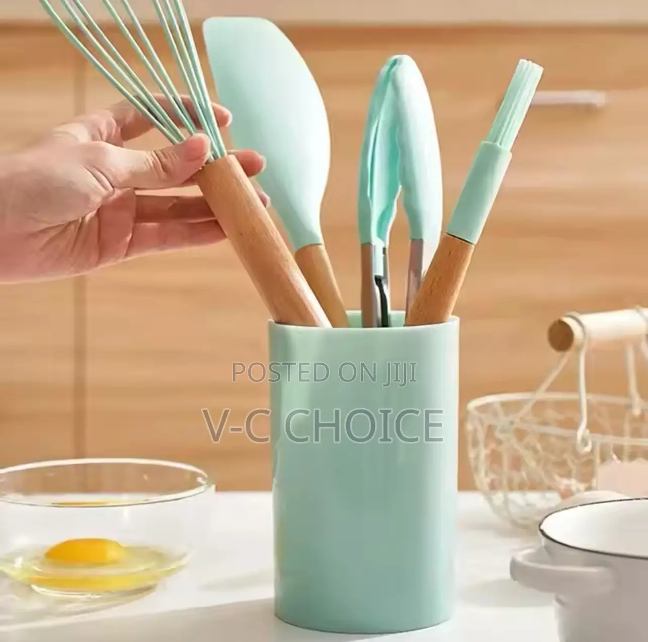 12PCS Food Grade Silicone Kitchen Cookware Utensils Set