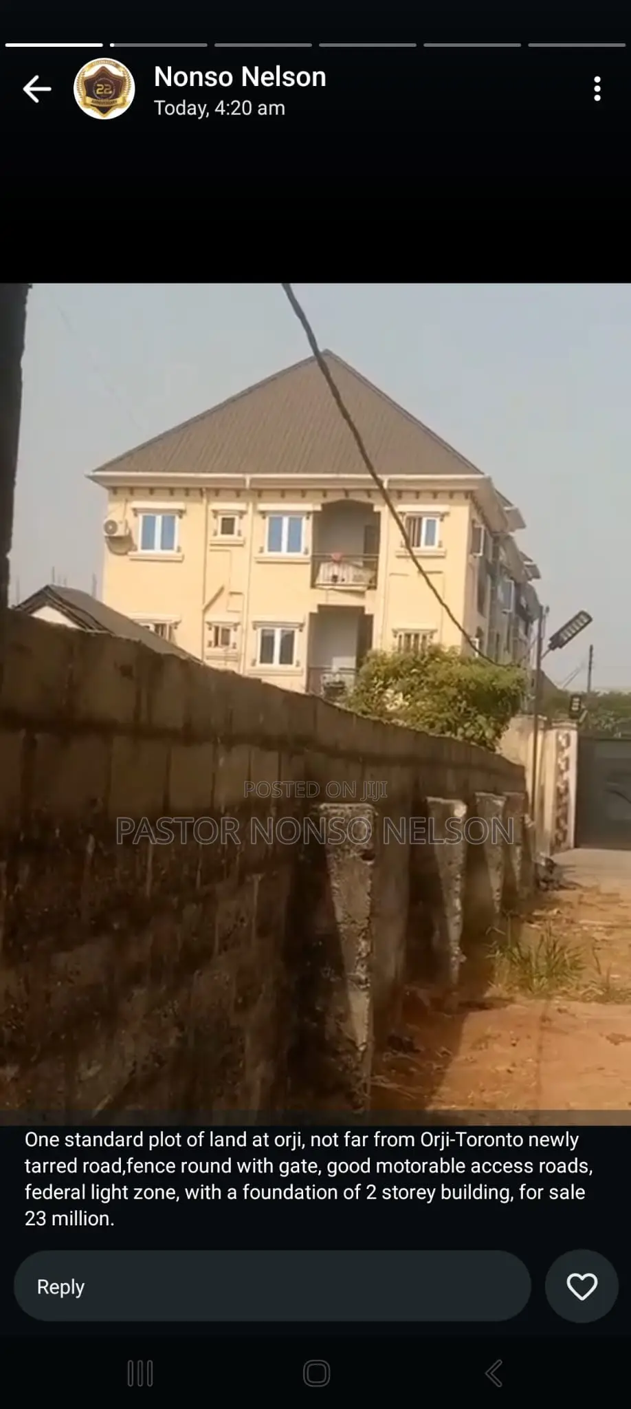 3bdrm Block of Flats in Orogwe, Owerri for sale