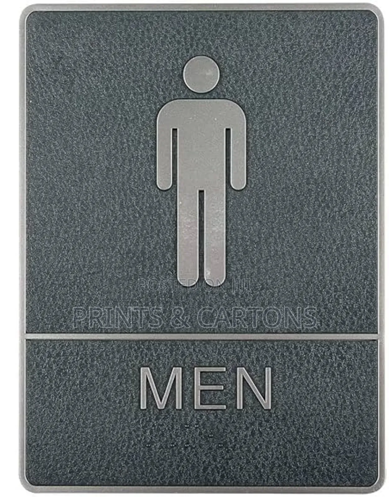 Male Bathroom Sign. ;:,:;: