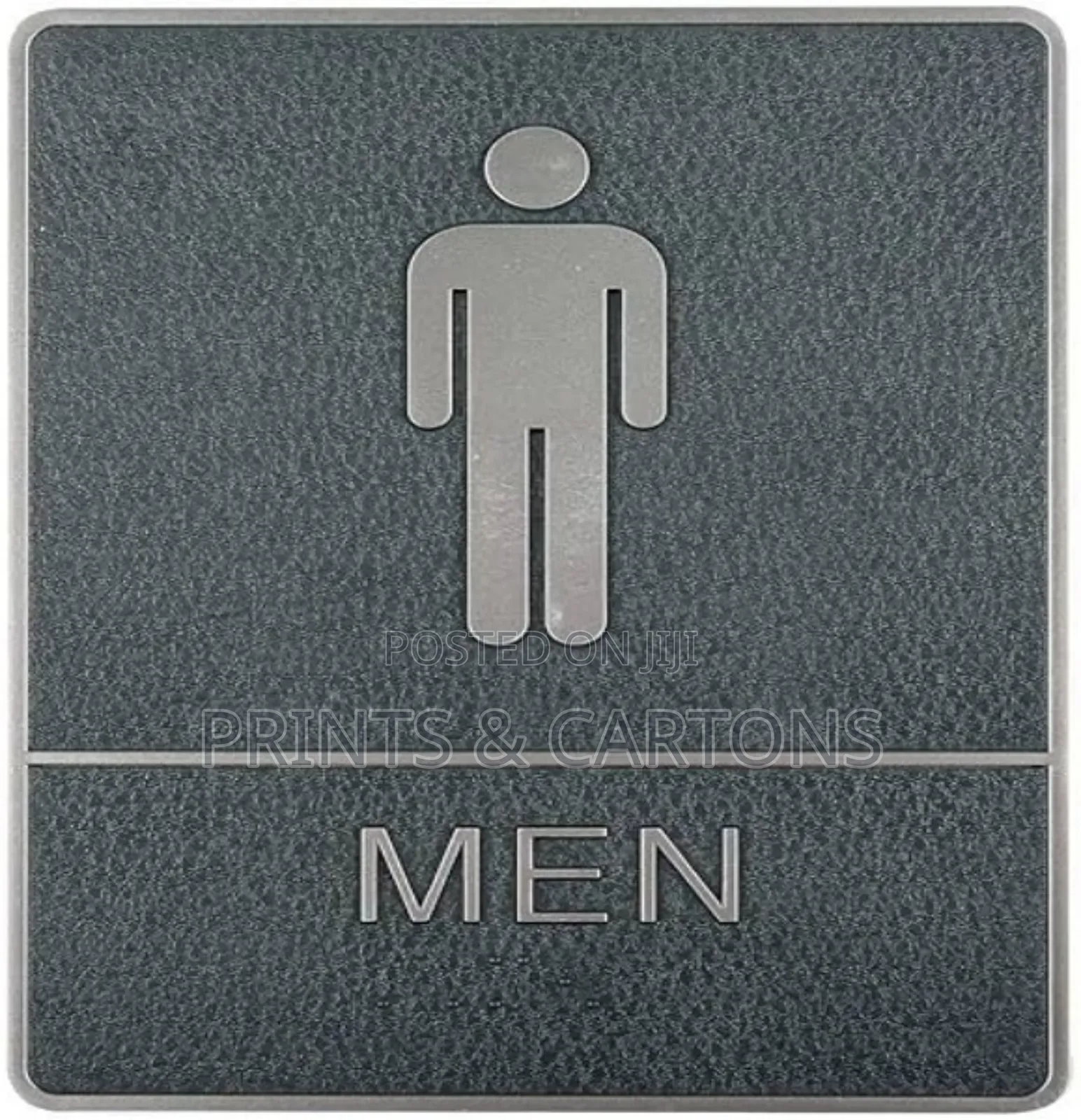 Men Toilet Sign. [][][]>[[][