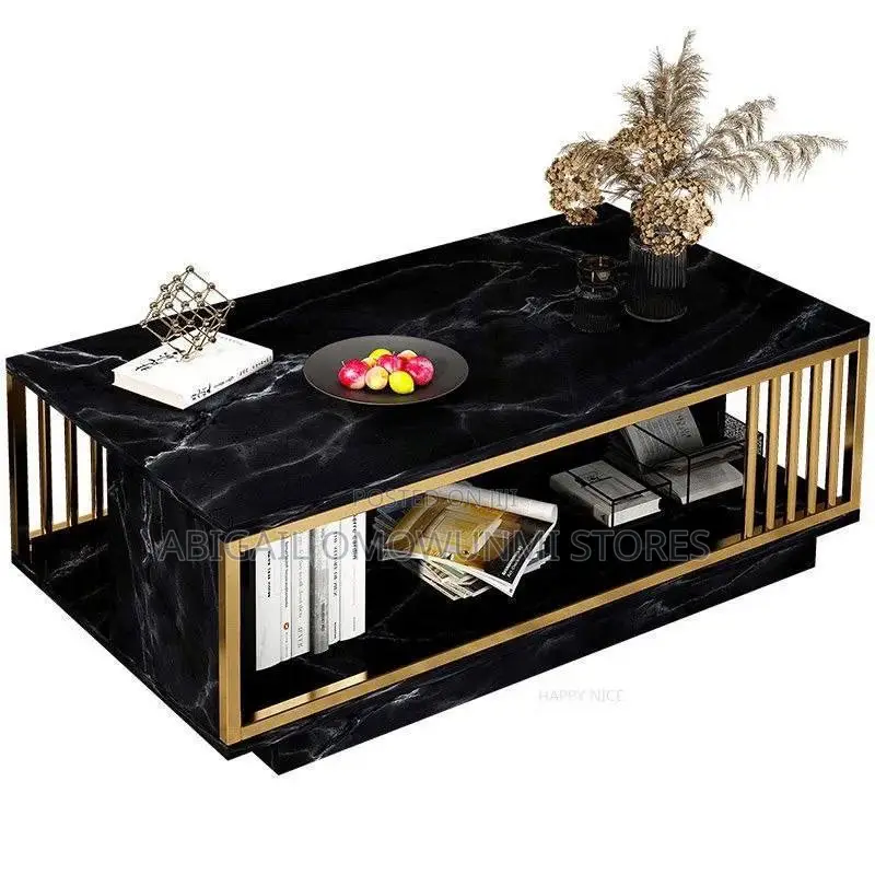 Faux Marble Nordic Center Table