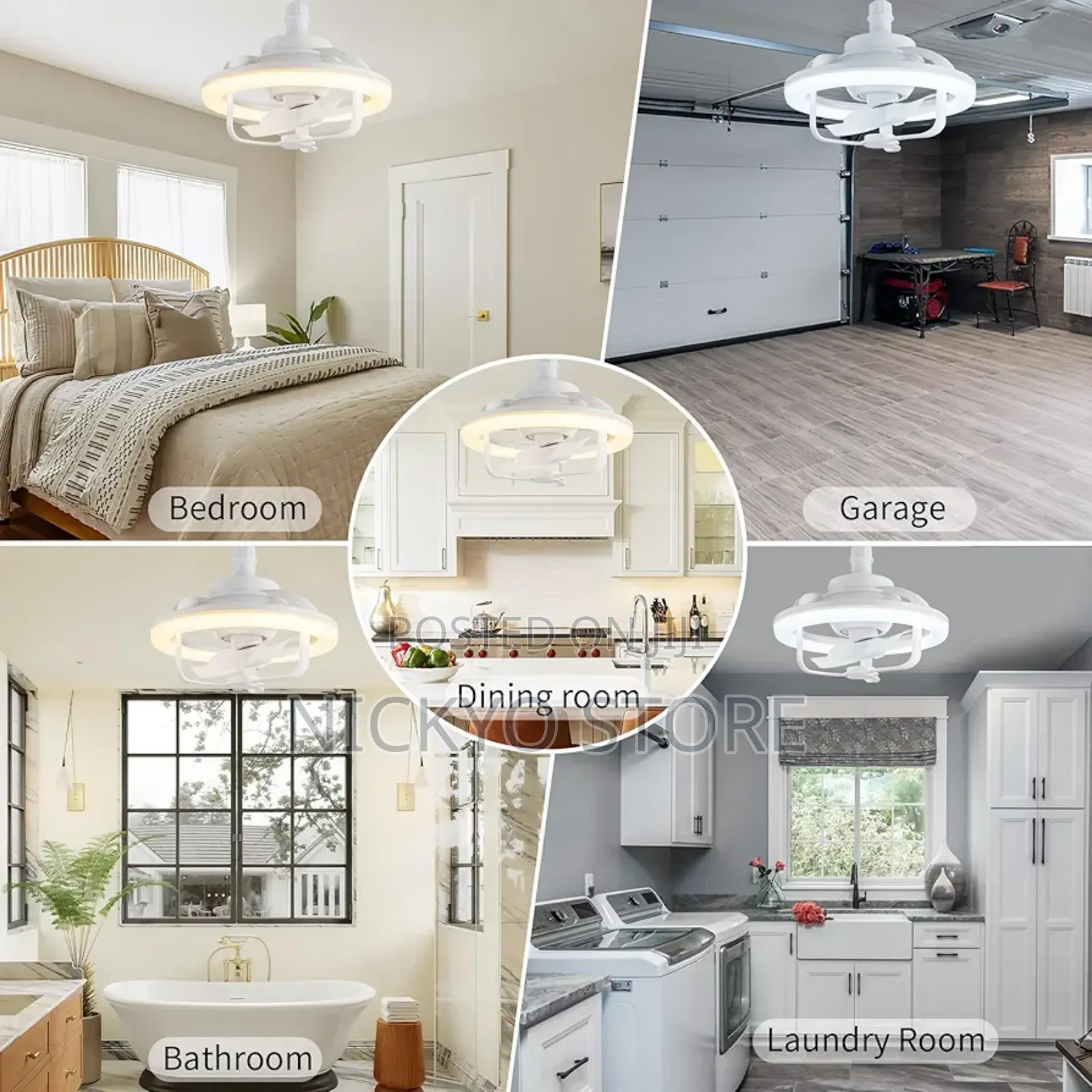 Rotatable Socket Fan Light Ceiling Fans With Light