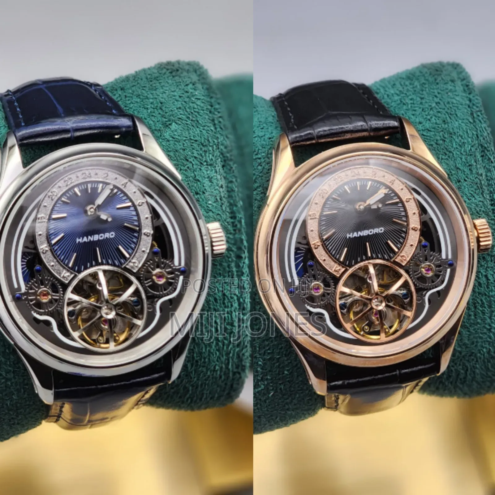 Hanboro Curve Leather Watch