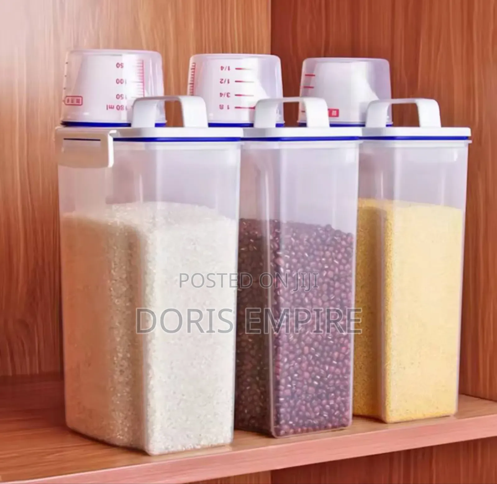 3L Convenient Grain Bin PP Rice Storage Box Universal.