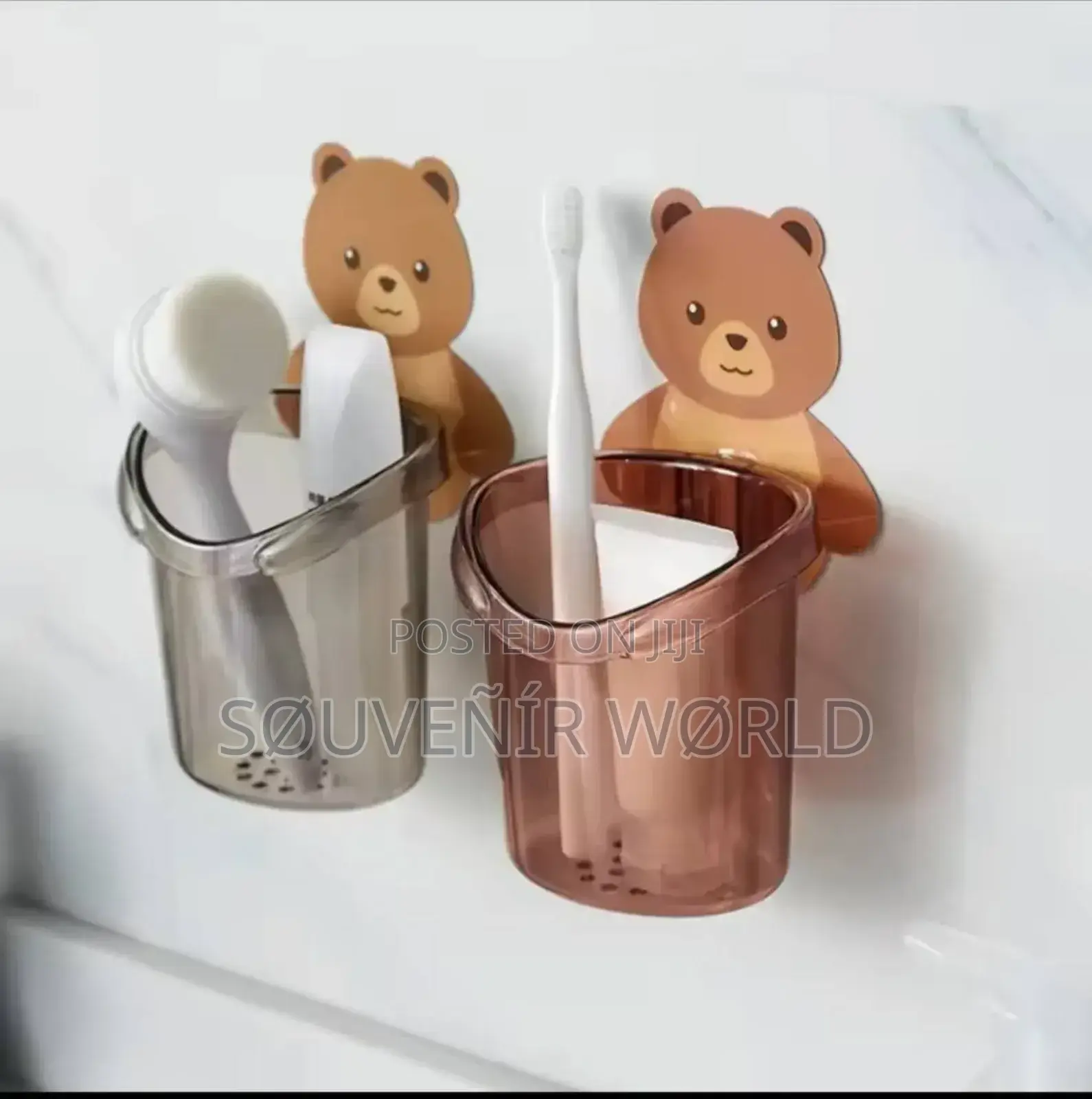 Bear Storage Cup Wall Mount