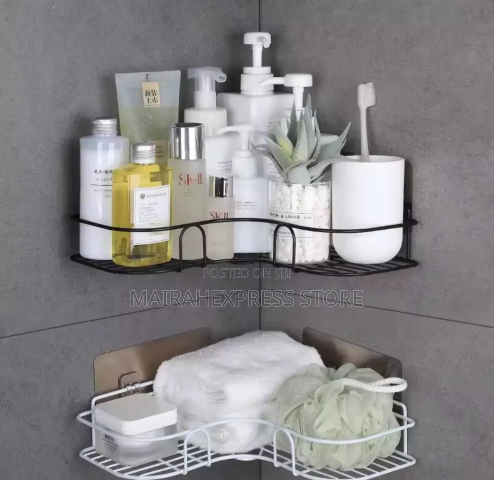 Wall Mounted Bathroom Corner Storage Shelves Wall