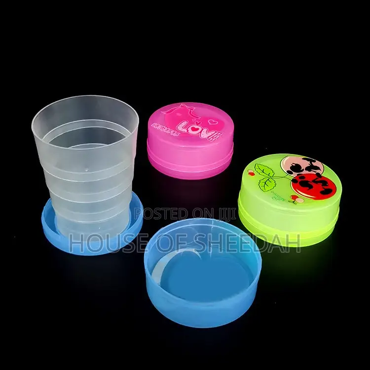 12pcs Folding Portable Collapsible Cups