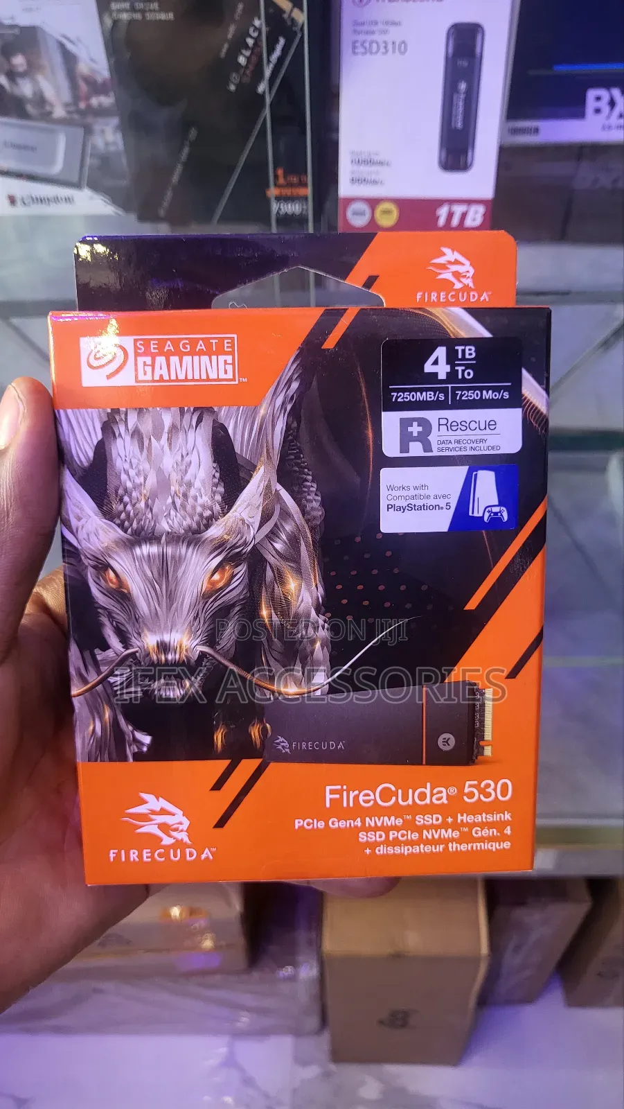 4tb Fire Cuda 530 Seagate Hard Drive Storage Device
