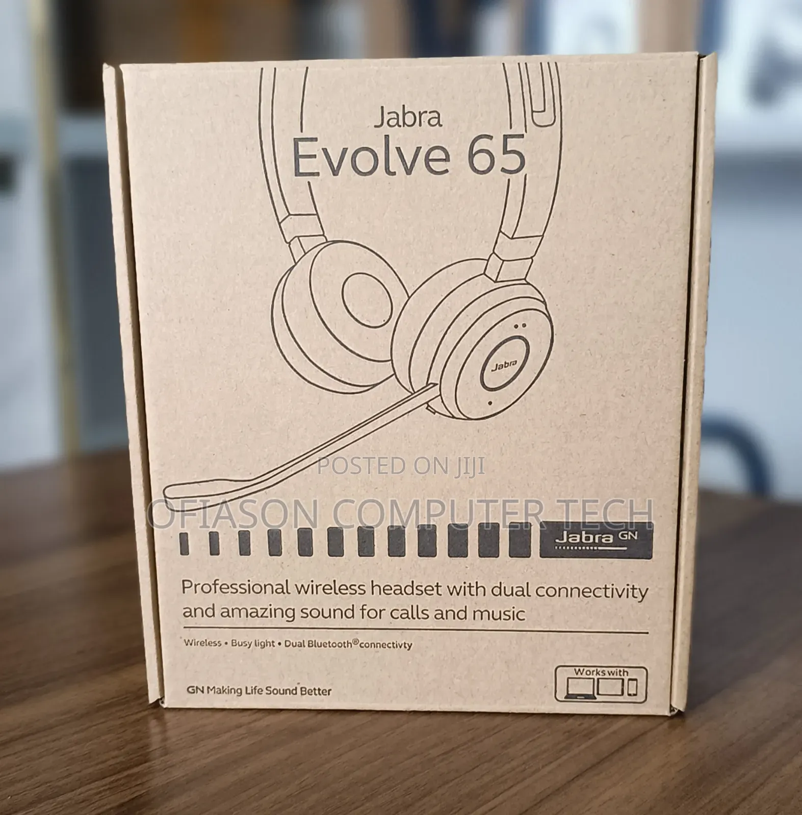 Jabra Evolve 65 Wireless Headphone