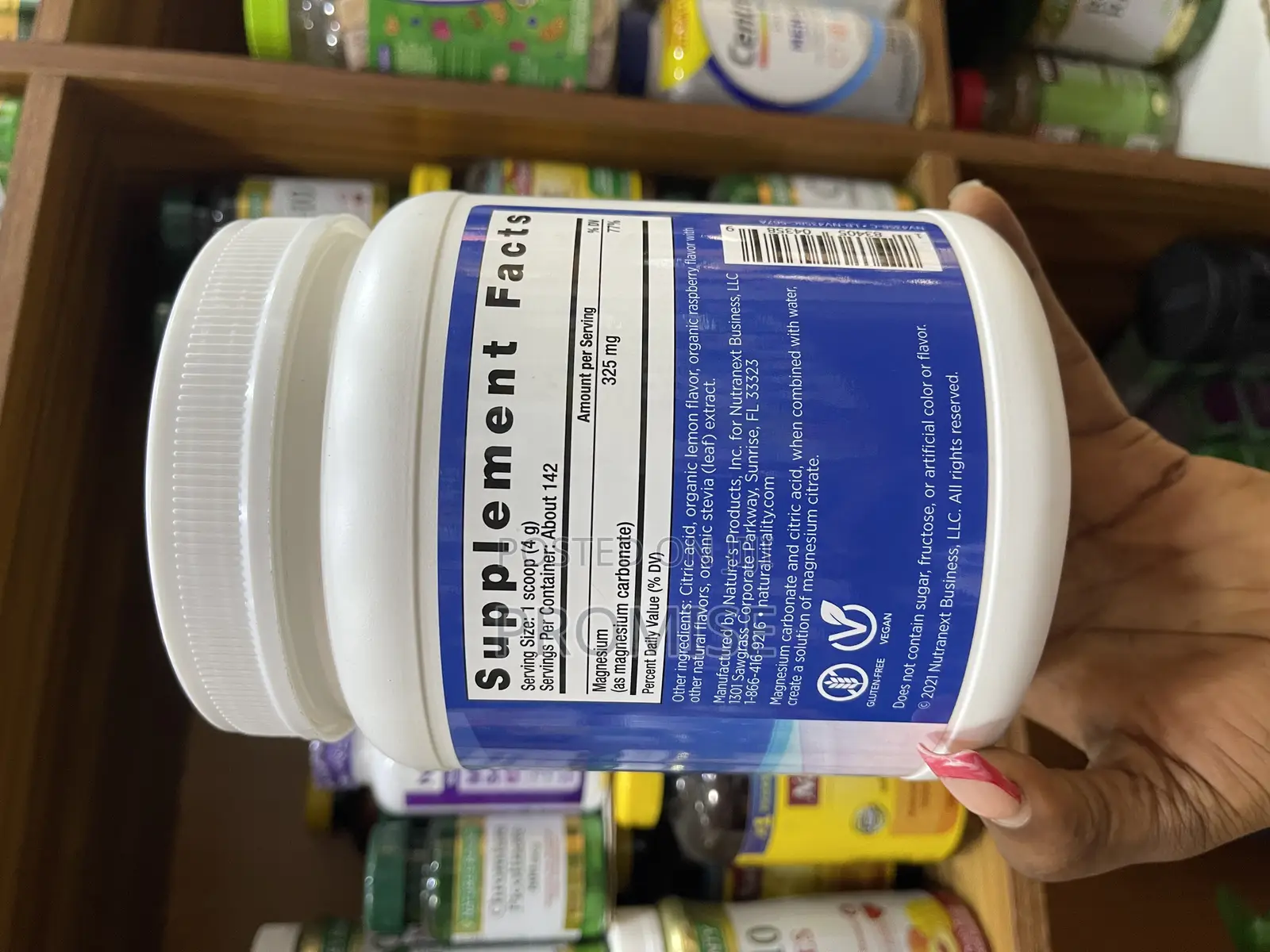 Natural Vitality Calm Magnesium Citrate Supplement