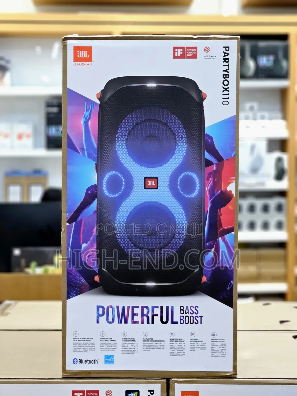 JBL Partybox 110 With 160w Powerful Sound