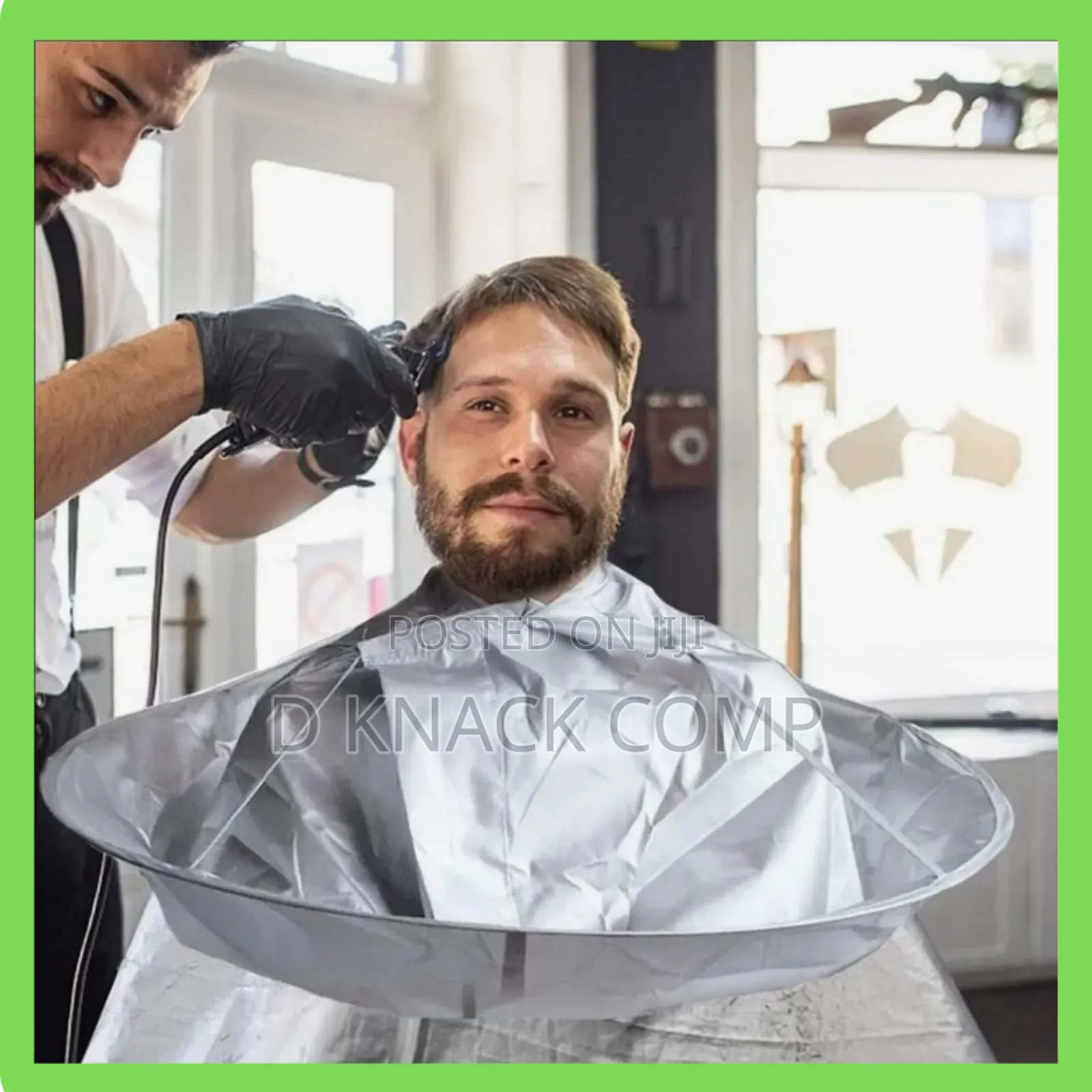 Barbing Salon Haircut Customer Apron / Haircut Hat Tool