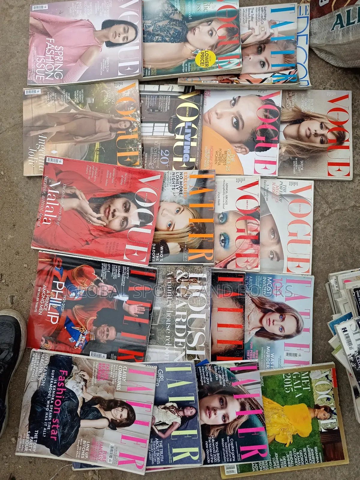 Brand New Foreign Magazine, Vogue,Elle,Tattler,Cosmopolitan